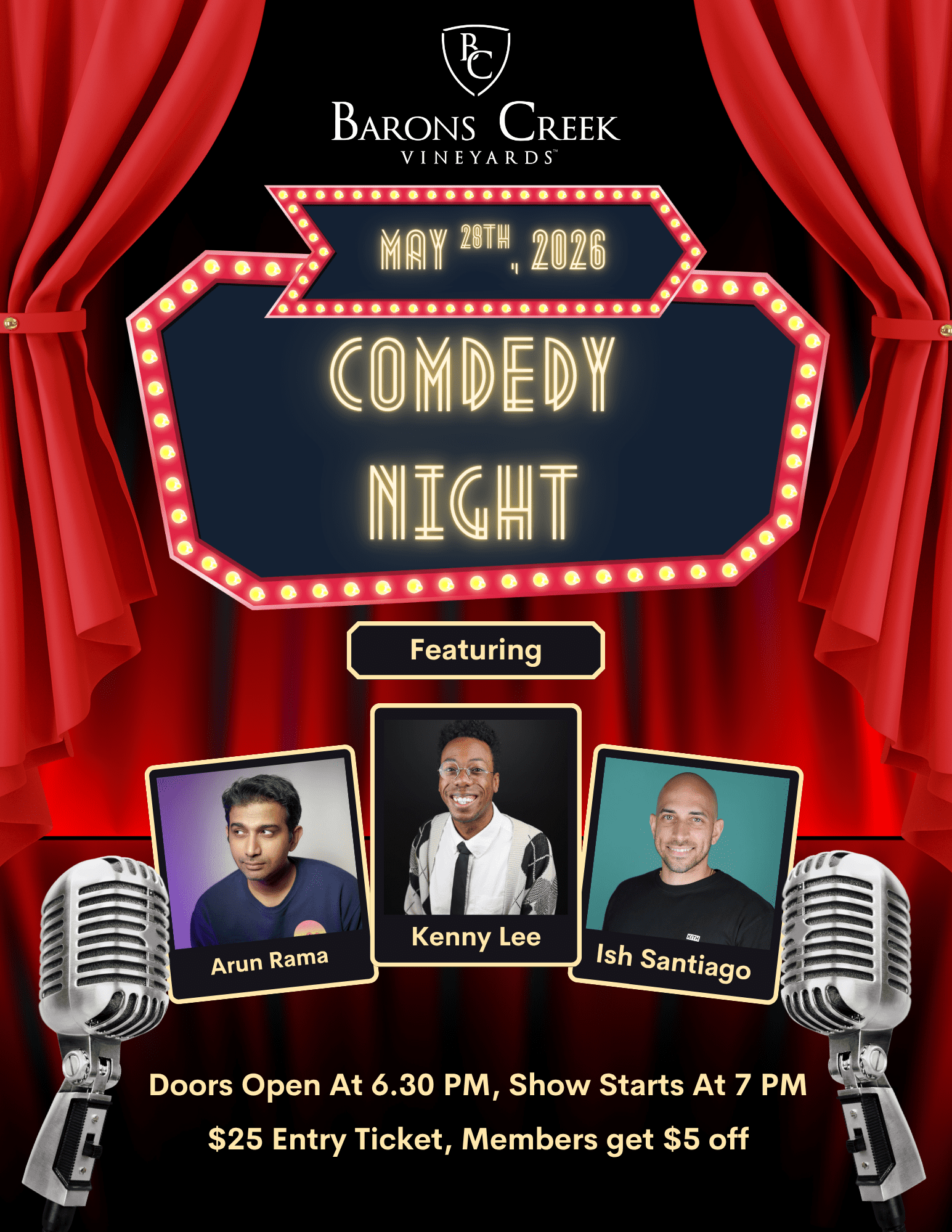 Open MicMay MCK